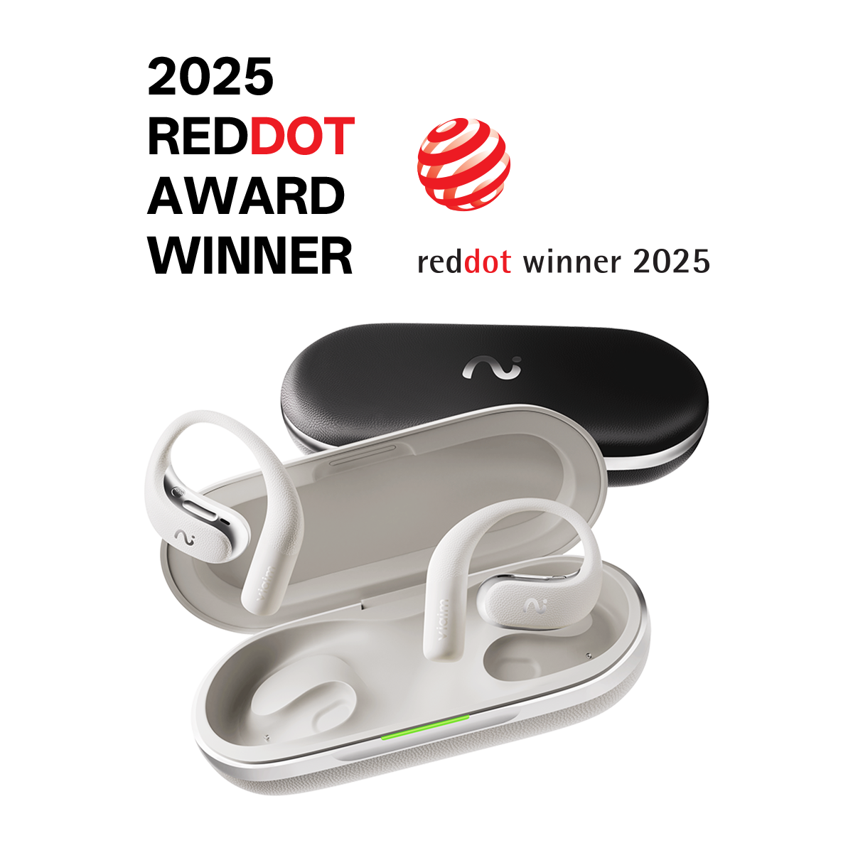 viaim OpenNote Open-Ear Bluetooth Earbuds for Sports & Outdoor Fitness