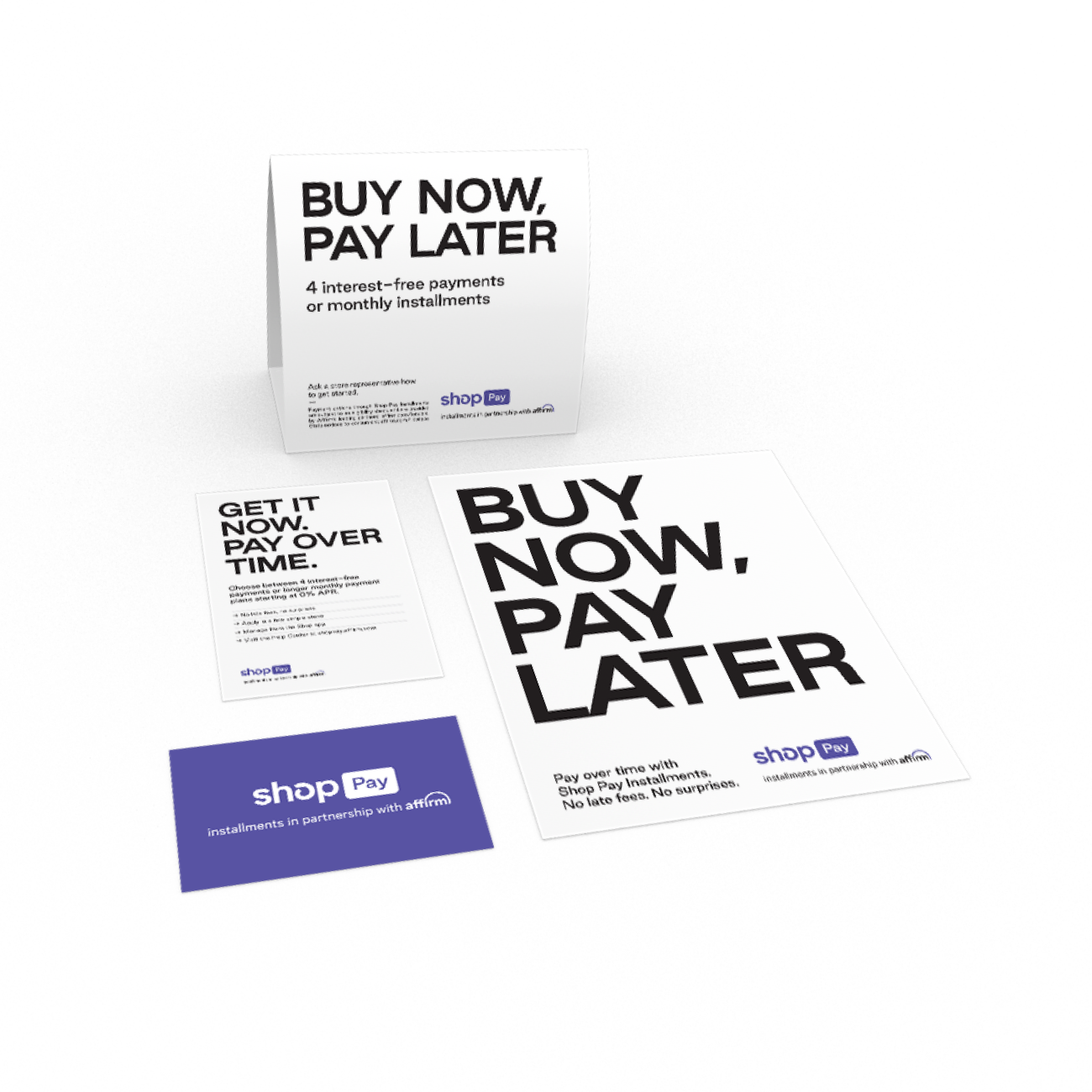Shop Pay Installments marketing kit